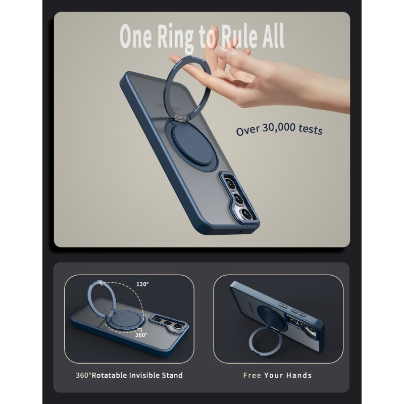 MagSpin Armor – Magnetic Stand Case for Galaxy S25, S24, S23 Ultra