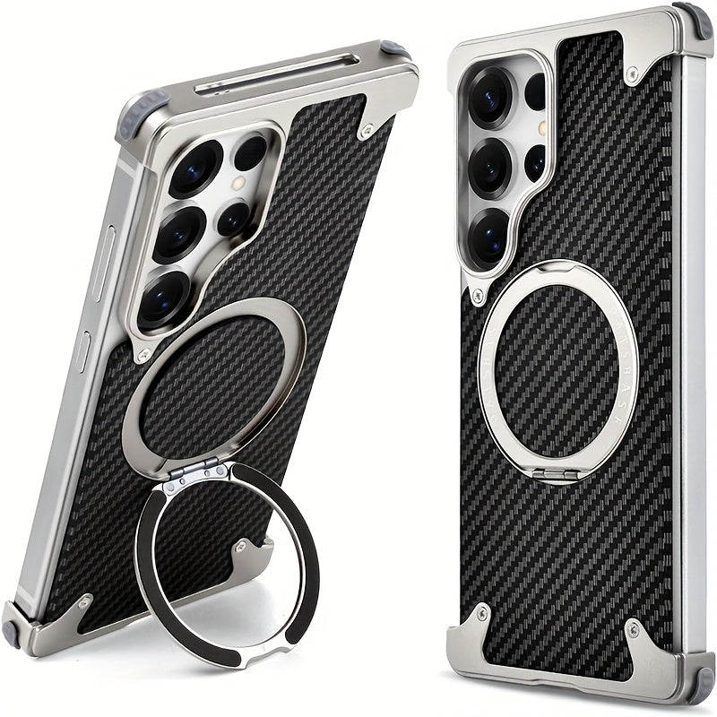 Sleek & Slim Magnetic Stand Case for Samsung Galaxy S25 Ultra