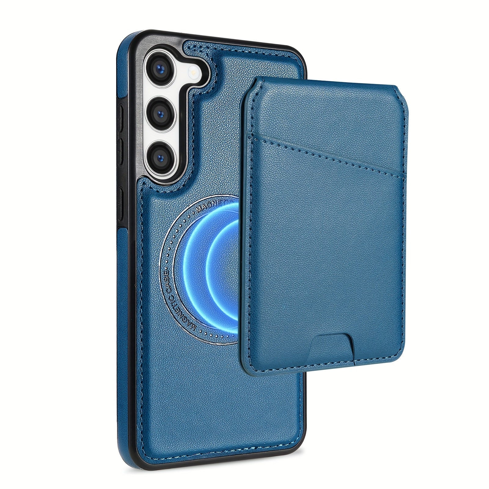 2-in-1 Magnetic Wallet Case with RFID Protection for Samsung Galaxy S Series