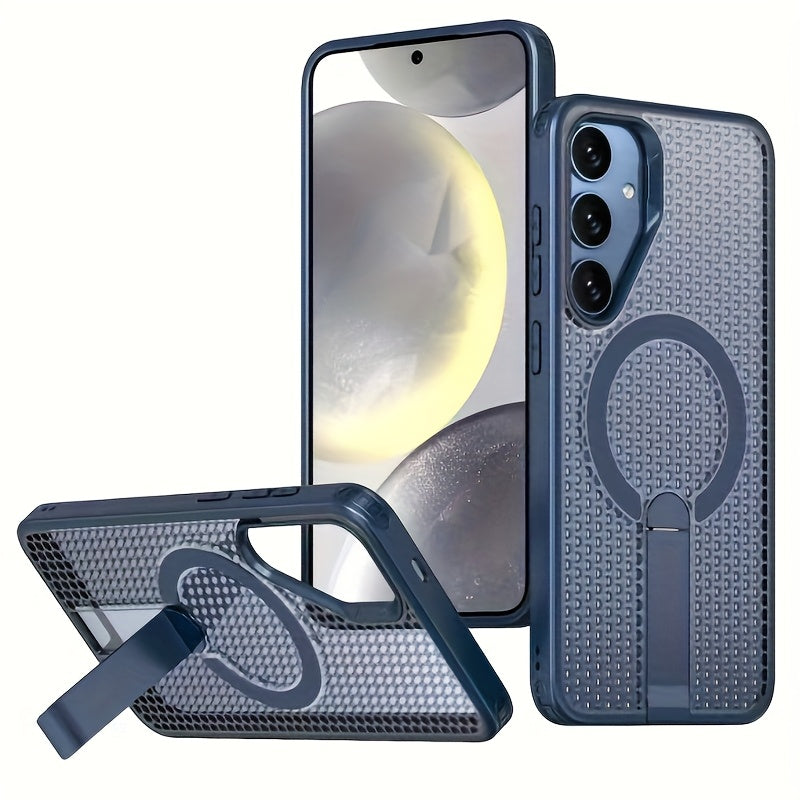 AirHex Shield – Honeycomb MagSafe Stand Case for Galaxy S Series