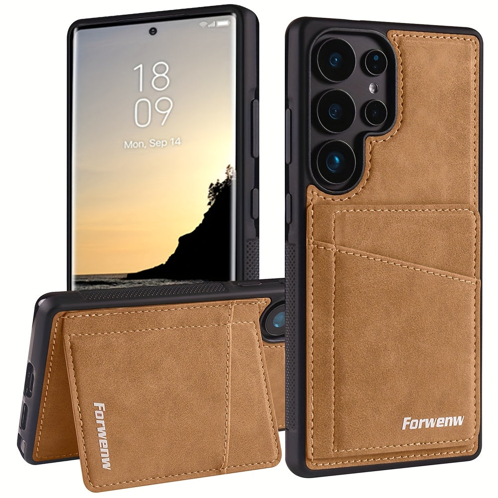 SecureFold Pro – RFID Blocking Leather Wallet Case for Galaxy S Series
