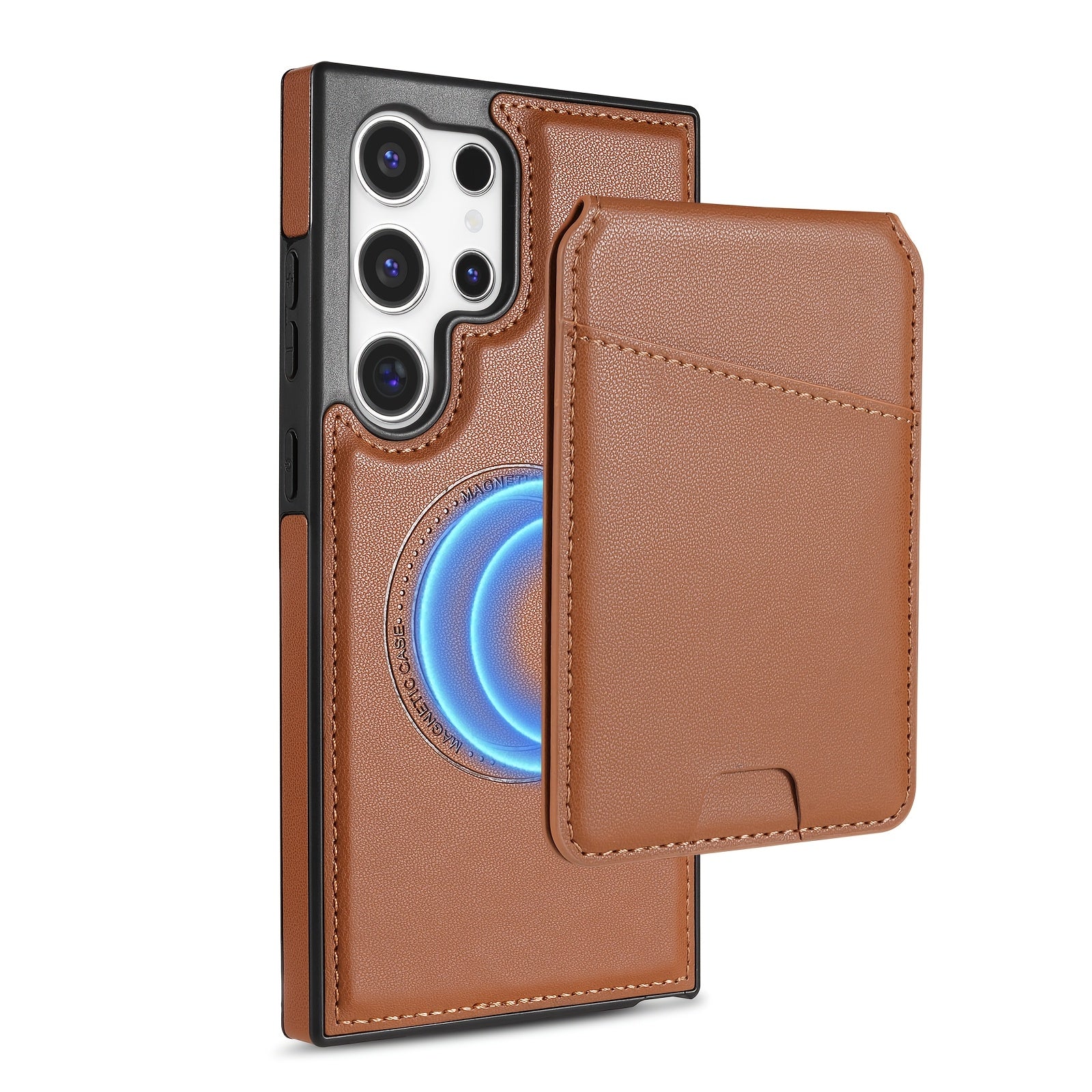 2-in-1 Magnetic Wallet Case with RFID Protection for Samsung Galaxy S Series