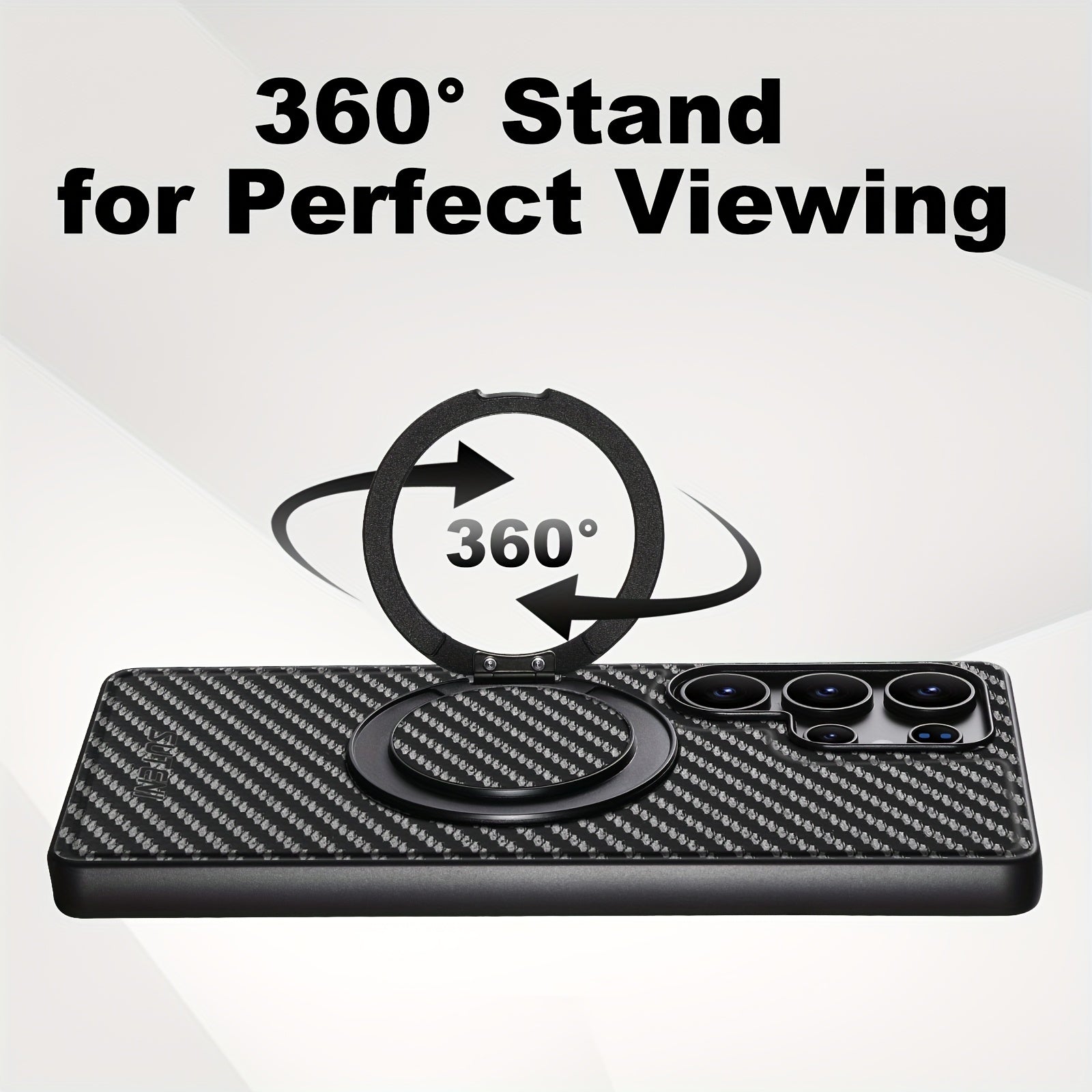 MagSafe-Ready Carbon Fiber Leather Case For Galaxy S Series