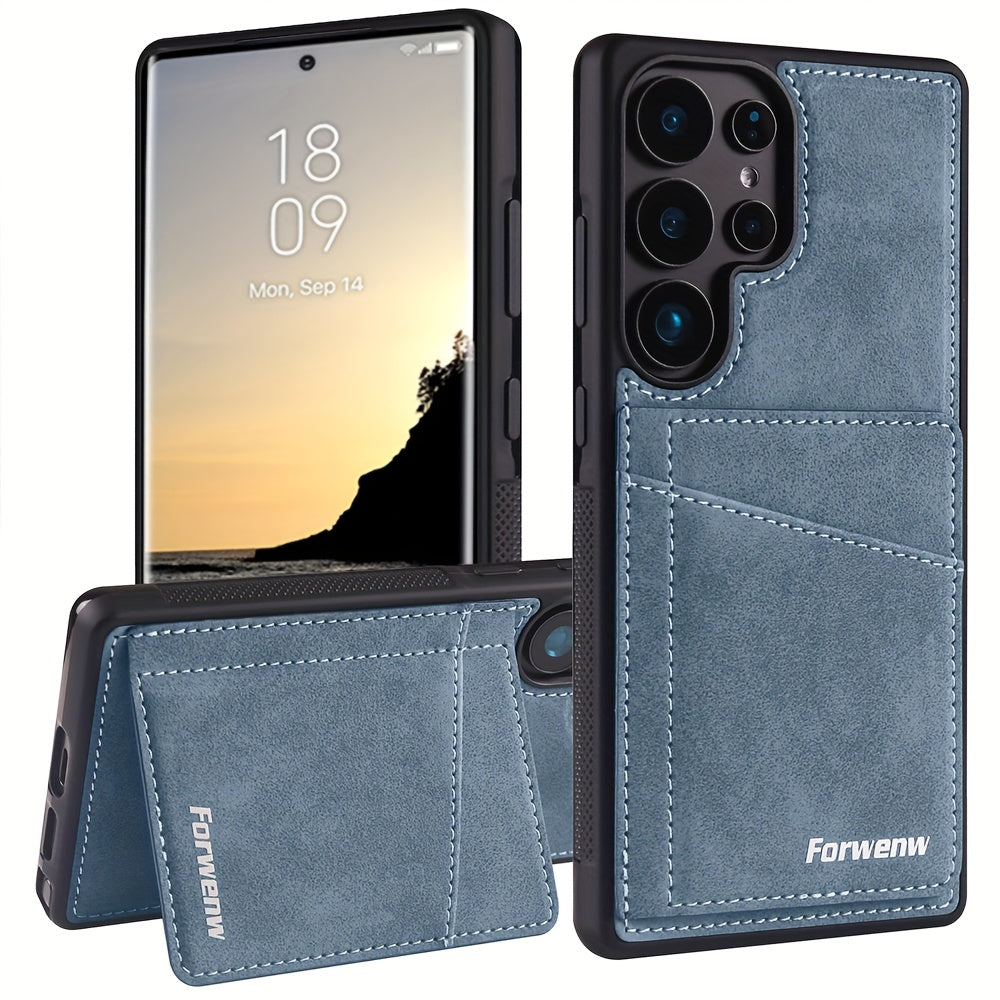 SecureFold Pro – RFID Blocking Leather Wallet Case for Galaxy S Series