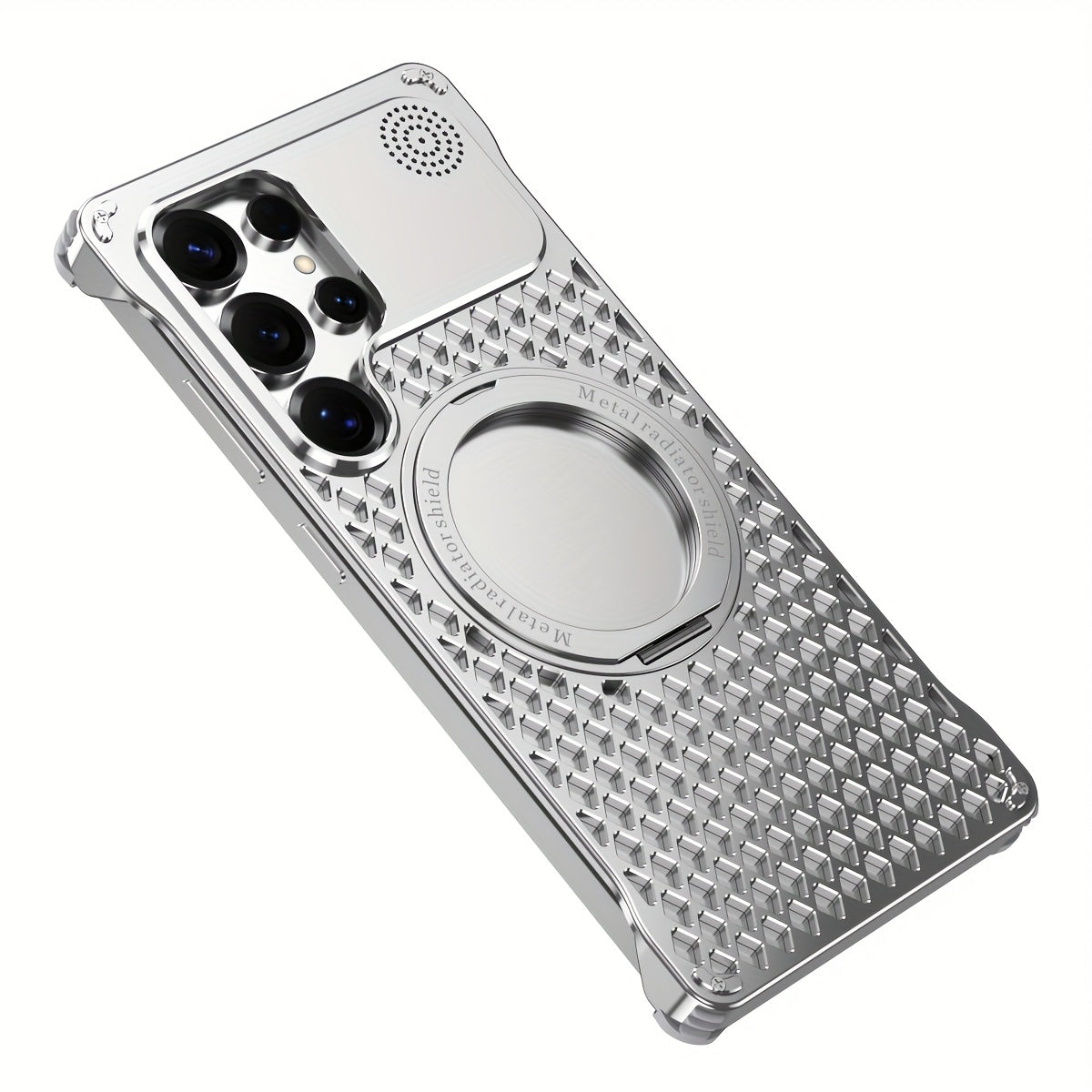 Aluminum Alloy Frameless MagSafe Case for Samsung S25 Ultra