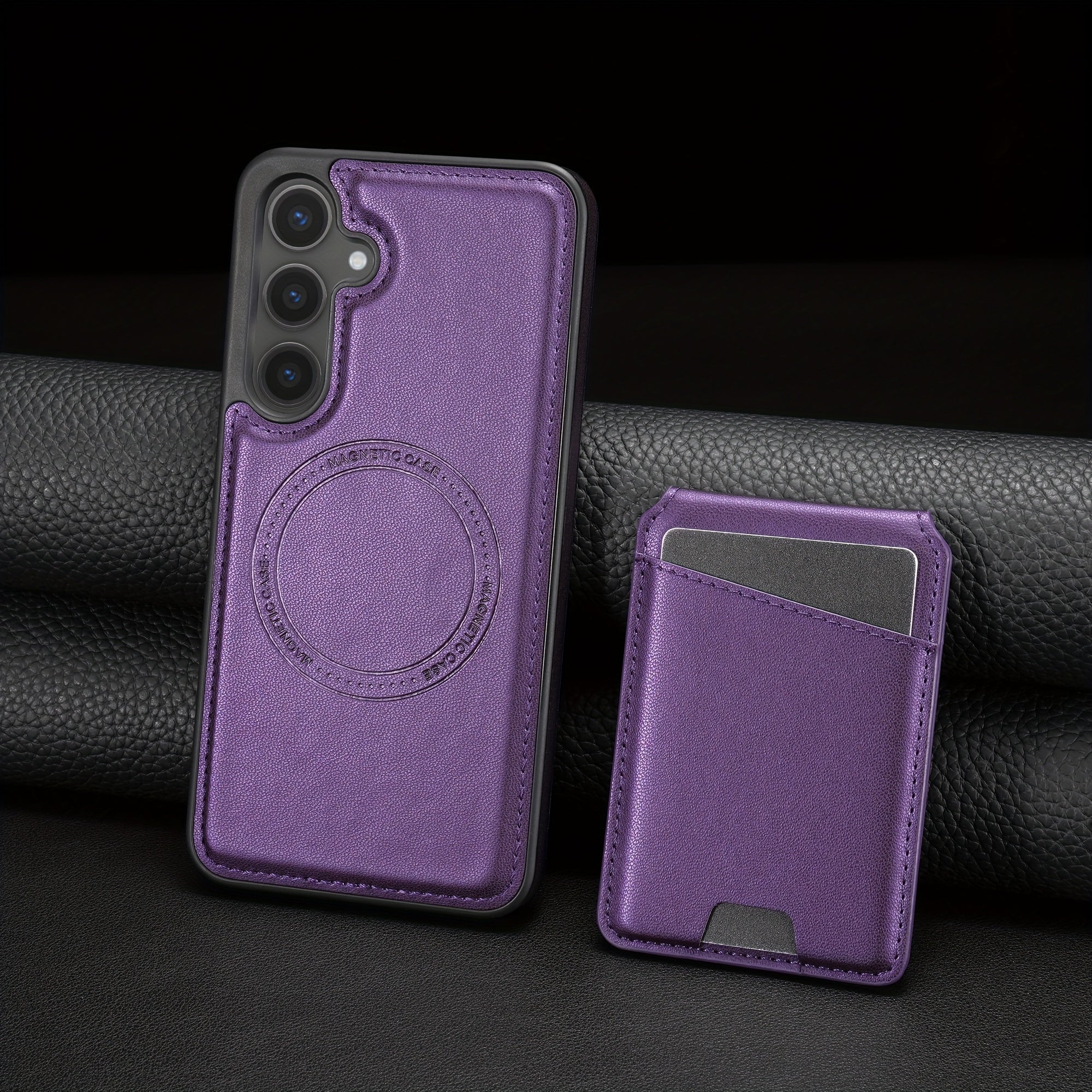2-in-1 Magnetic Wallet Case with RFID Protection for Samsung Galaxy S Series