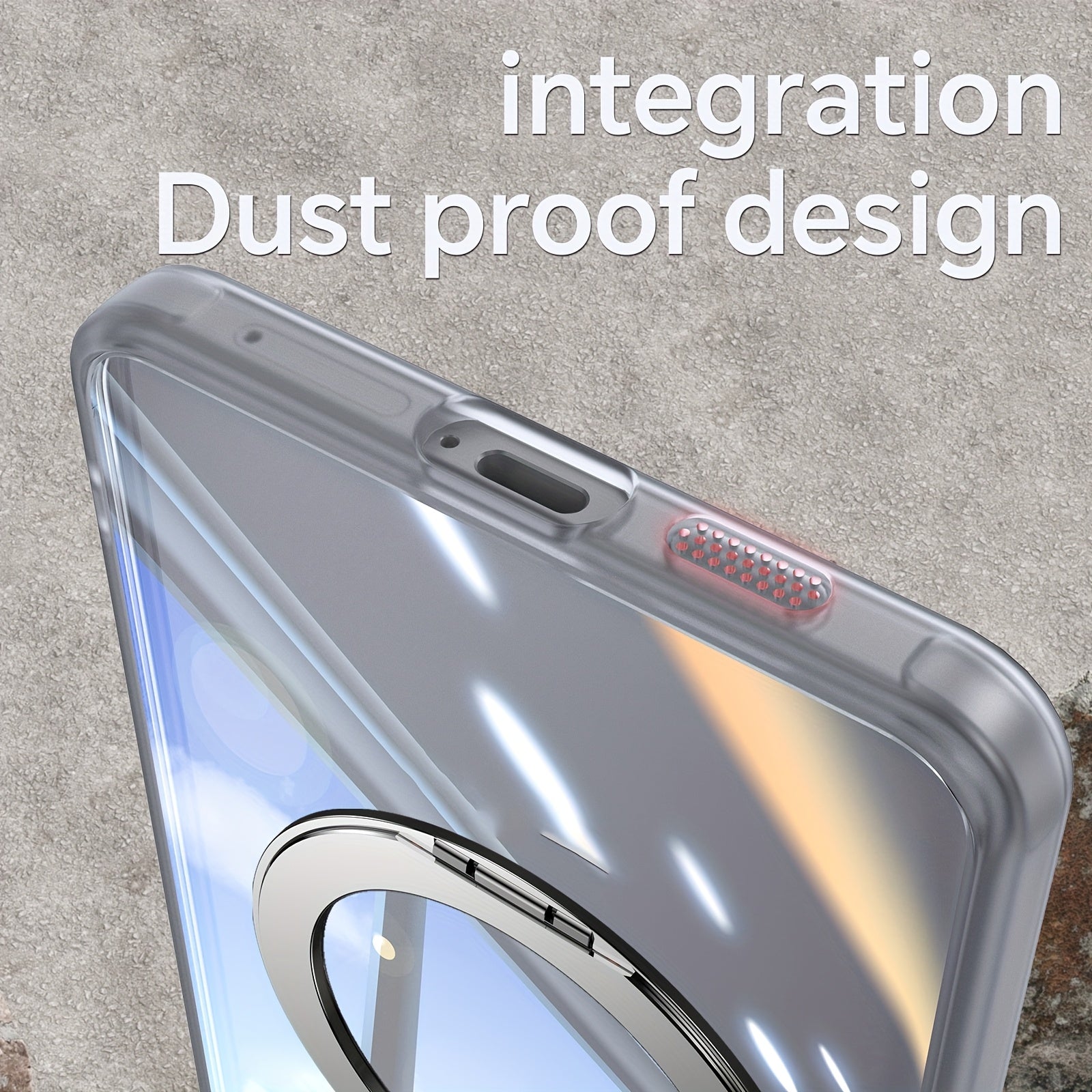 MagSafe360 Edge – Transparent Magnetic Ring Stand Case for Samsung Galaxy S Series