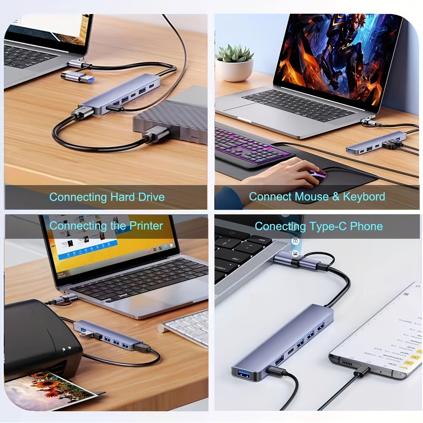 CoreLink 7 – Aluminum USB-C Multiport Adapter