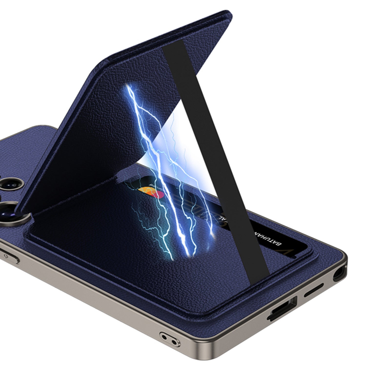 MagHold Luxe – Metallic Stand Wallet Case for Galaxy S Ultra Series