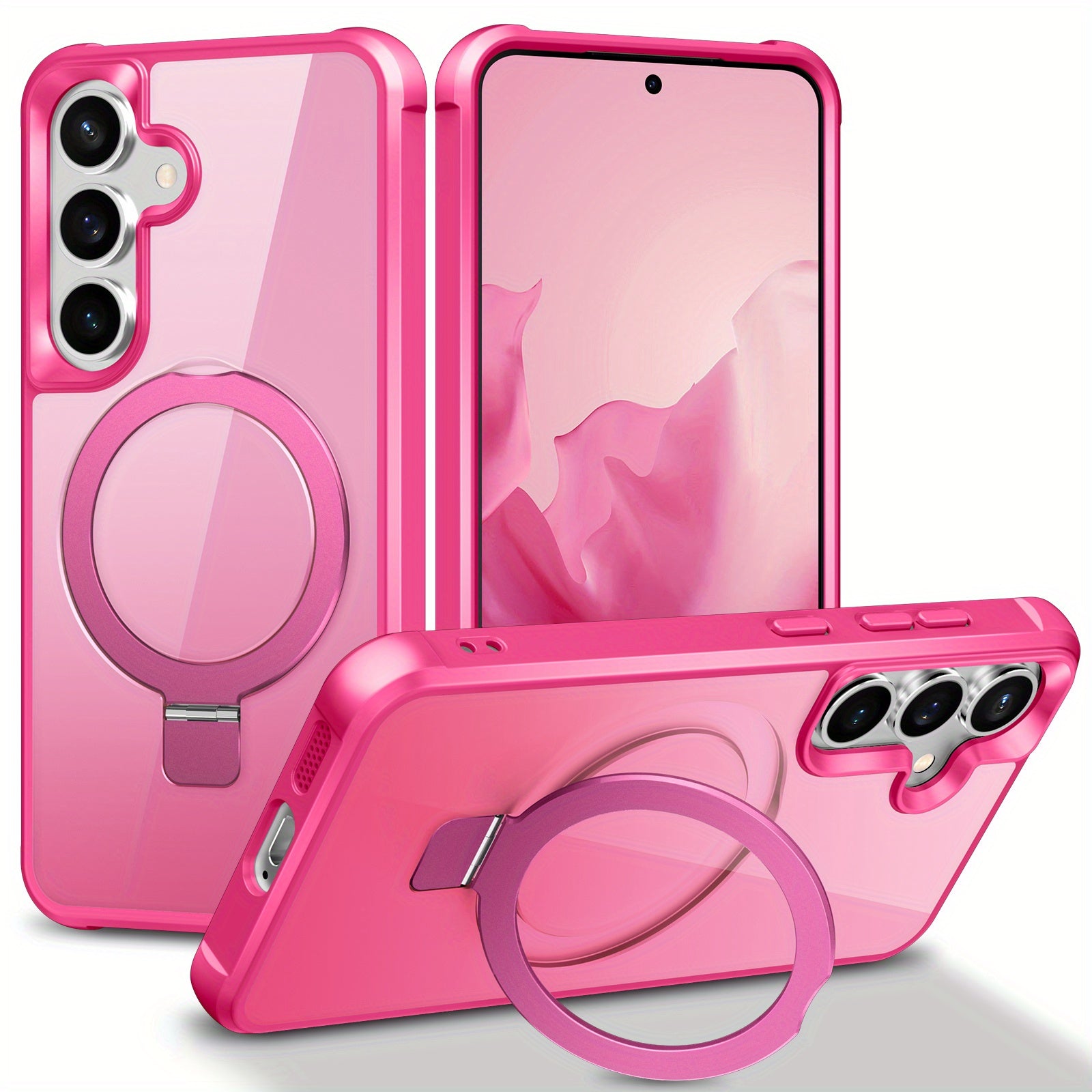 MagGuard Slim – MagSafe-Compatible Shockproof Stand Case for Galaxy S25/S24 Series