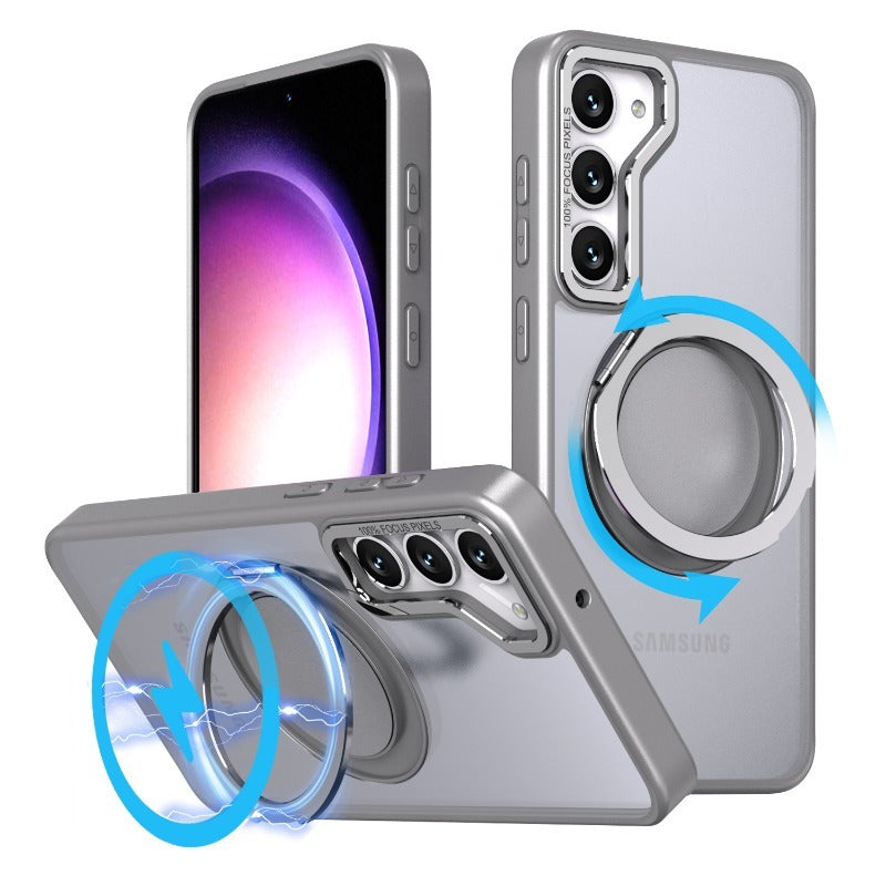 MagSpin Armor – Magnetic Stand Case for Galaxy S25, S24, S23 Ultra