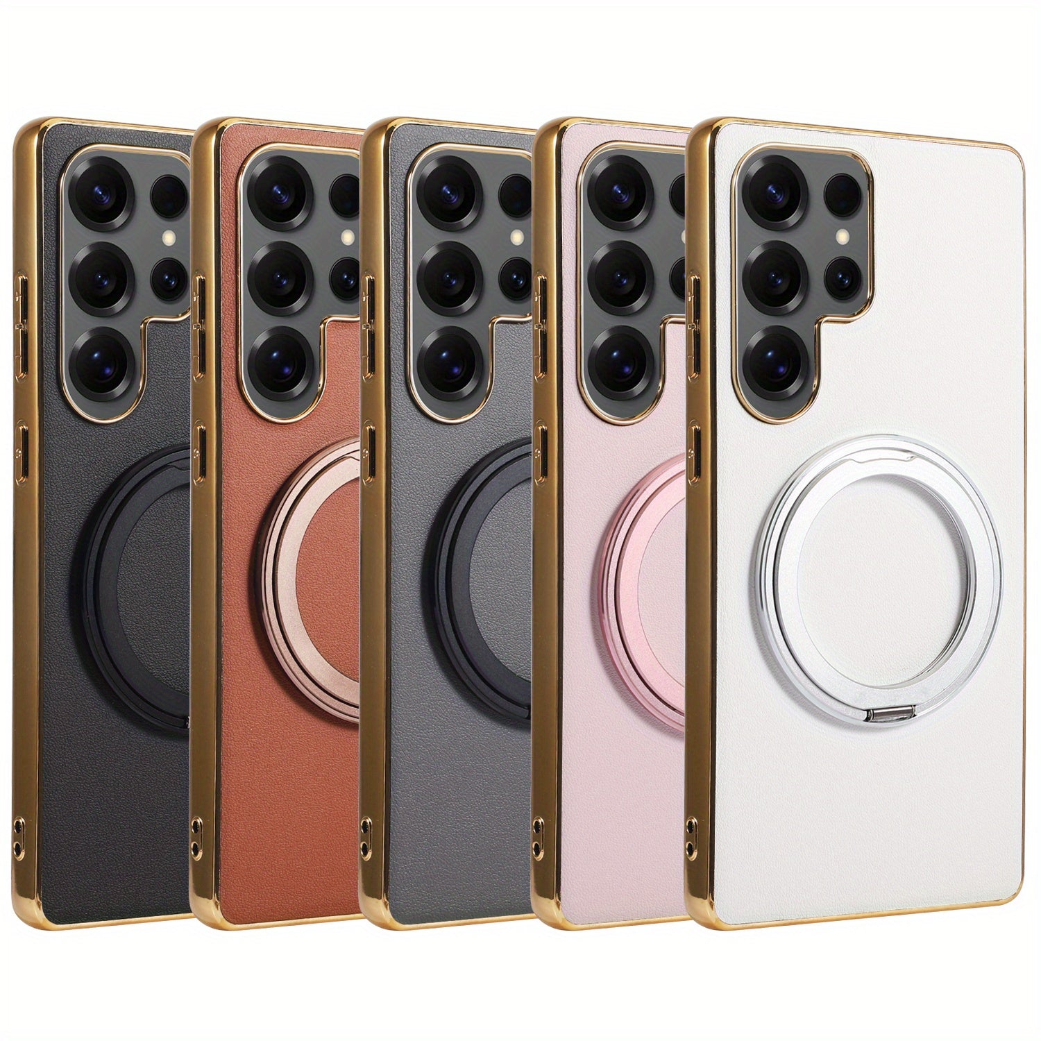 Minimalist Magnetic Case with 360° Stand for Samsung Galaxy S Series