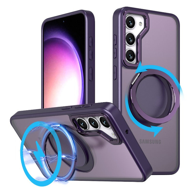 MagSpin Armor – Magnetic Stand Case for Galaxy S25, S24, S23 Ultra