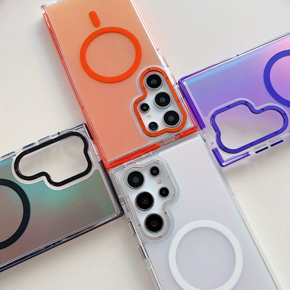 ColorShift Mag Armor – Stylish Magnetic Case for Galaxy S Series