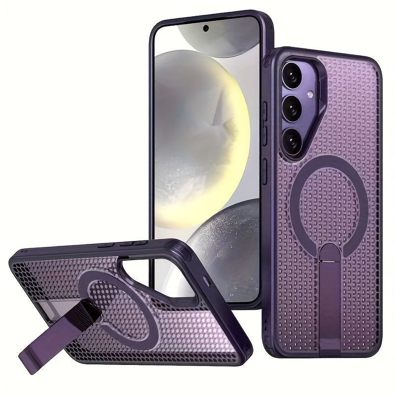 AirHex Shield – Honeycomb MagSafe Stand Case for Galaxy S Series