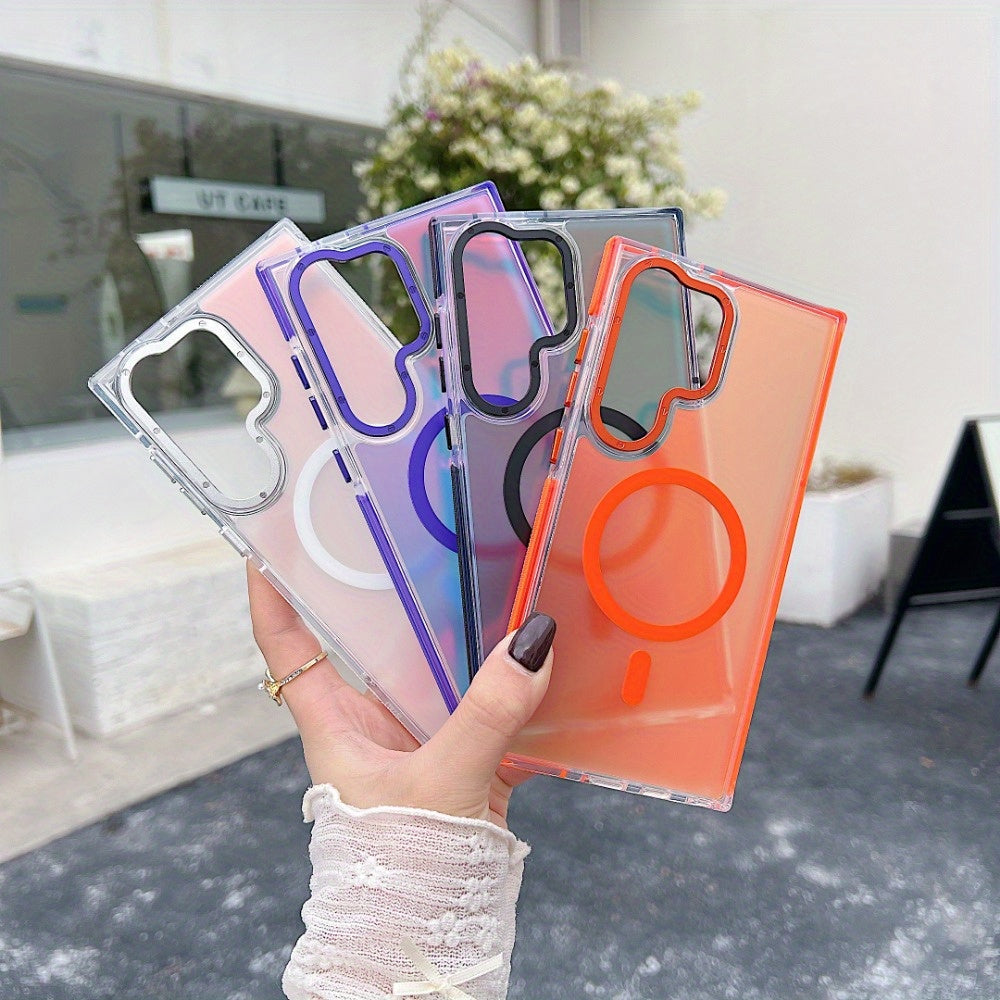 ColorShift Mag Armor – Stylish Magnetic Case for Galaxy S Series