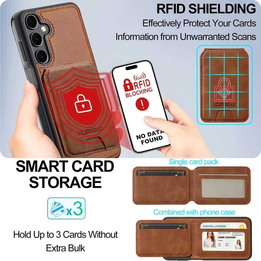 2-in-1 Magnetic Detachable Wallet Case for Samsung Galaxy Series
