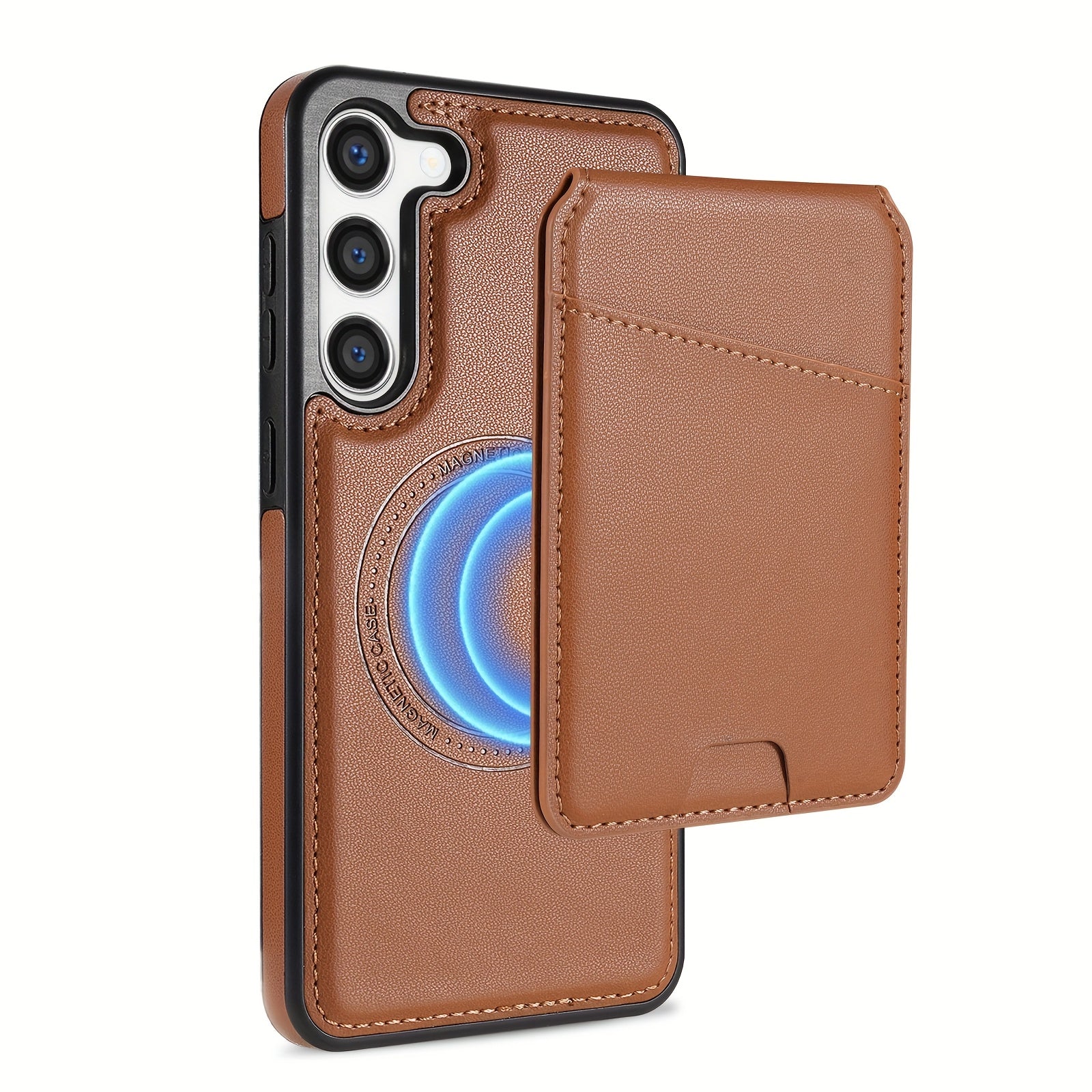 2-in-1 Magnetic Wallet Case with RFID Protection for Samsung Galaxy S Series