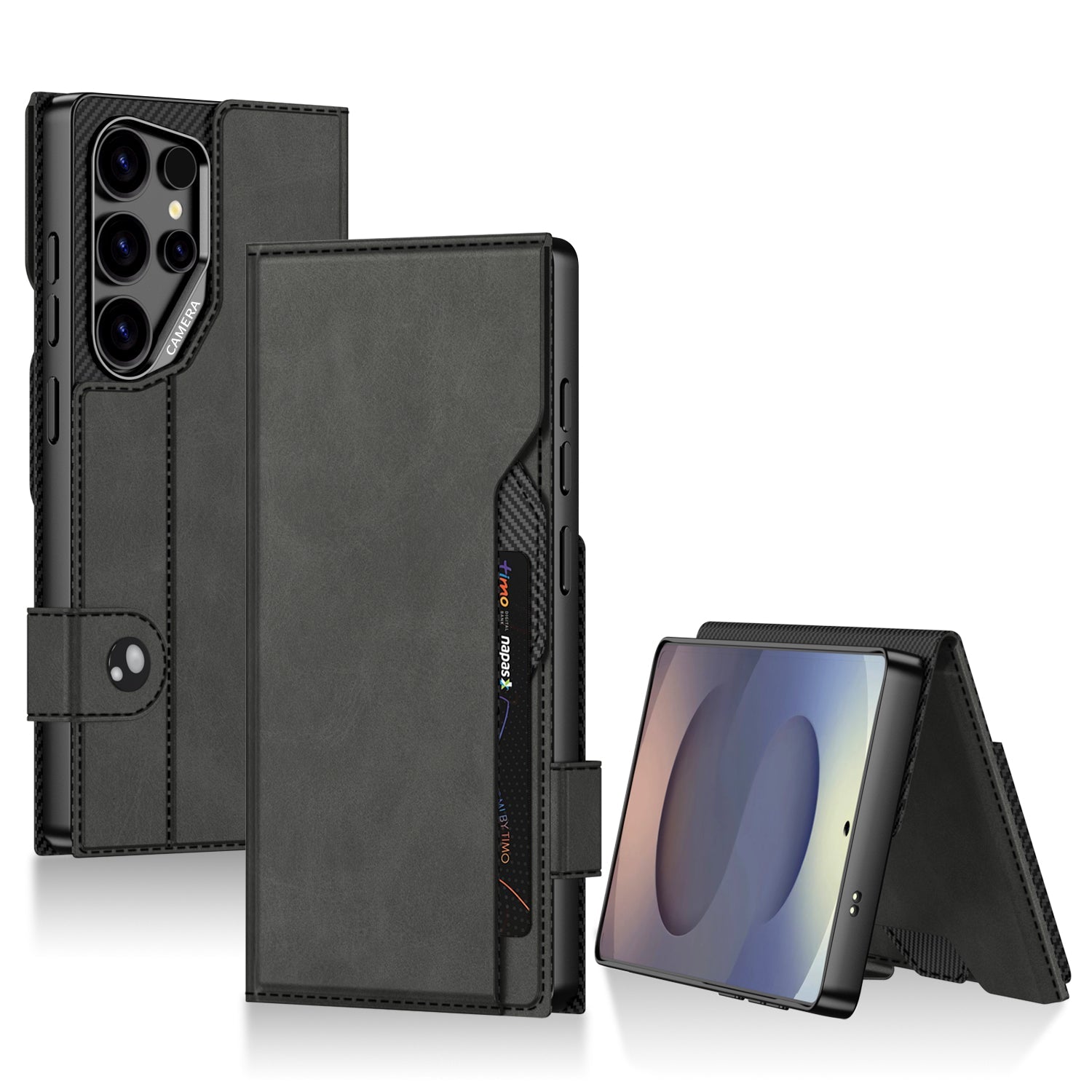 Leather Shockproof Phone Case For Samsung Galaxy S25 Ultra
