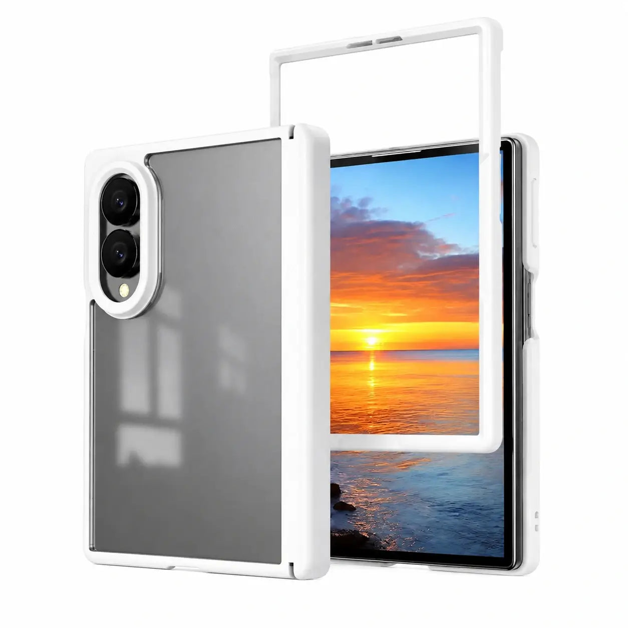Slim Transparent ArmorGuard Full Cover Case for Samsung Galaxy Z Fold 8