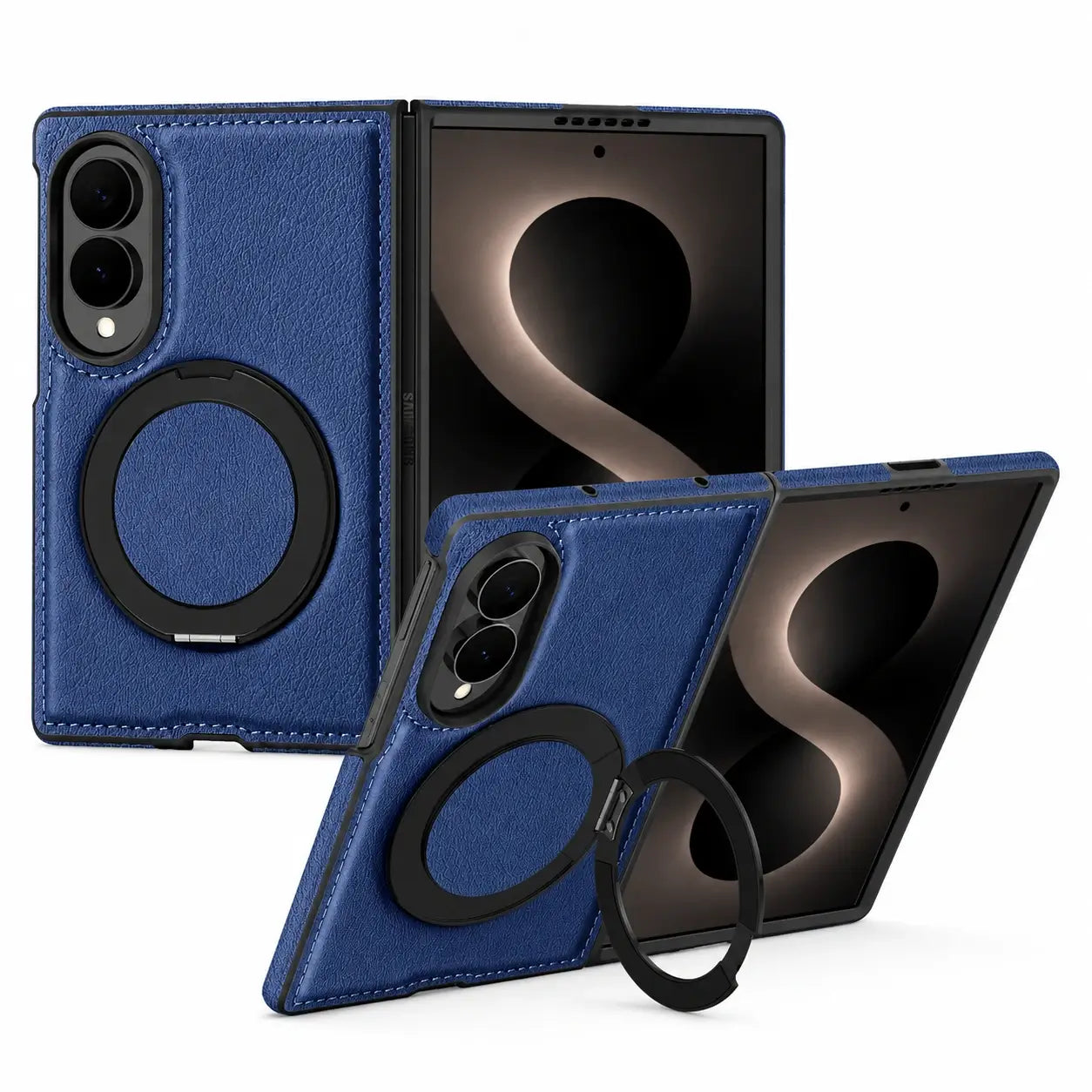 MagSafe Leather Ring Stand Case for Samsung Galaxy Z Fold 8