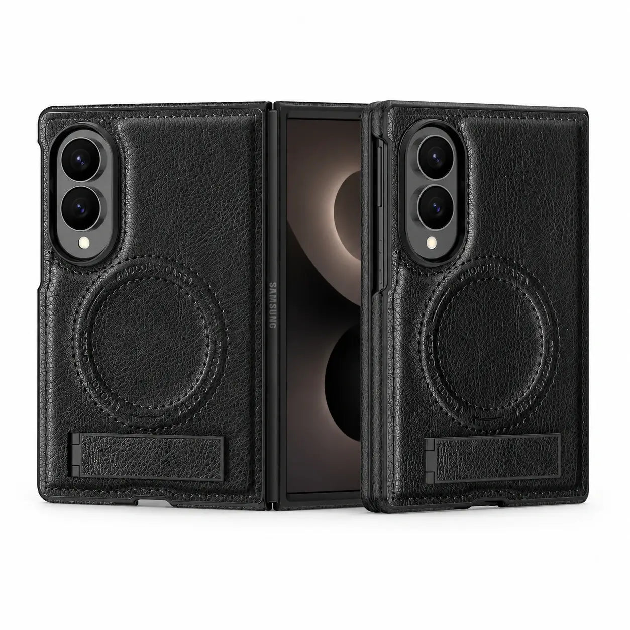 Magsafe Leather Kickstand Case For Galaxy Z Fold 8