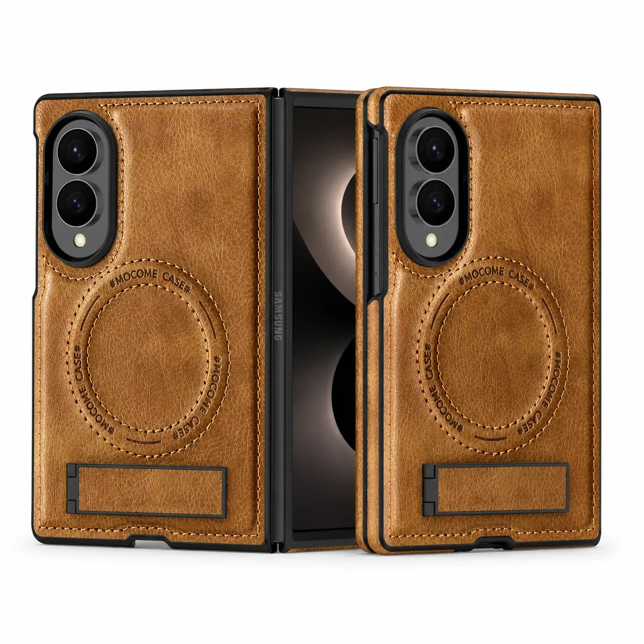 Magsafe Leather Kickstand Case For Galaxy Z Fold 8