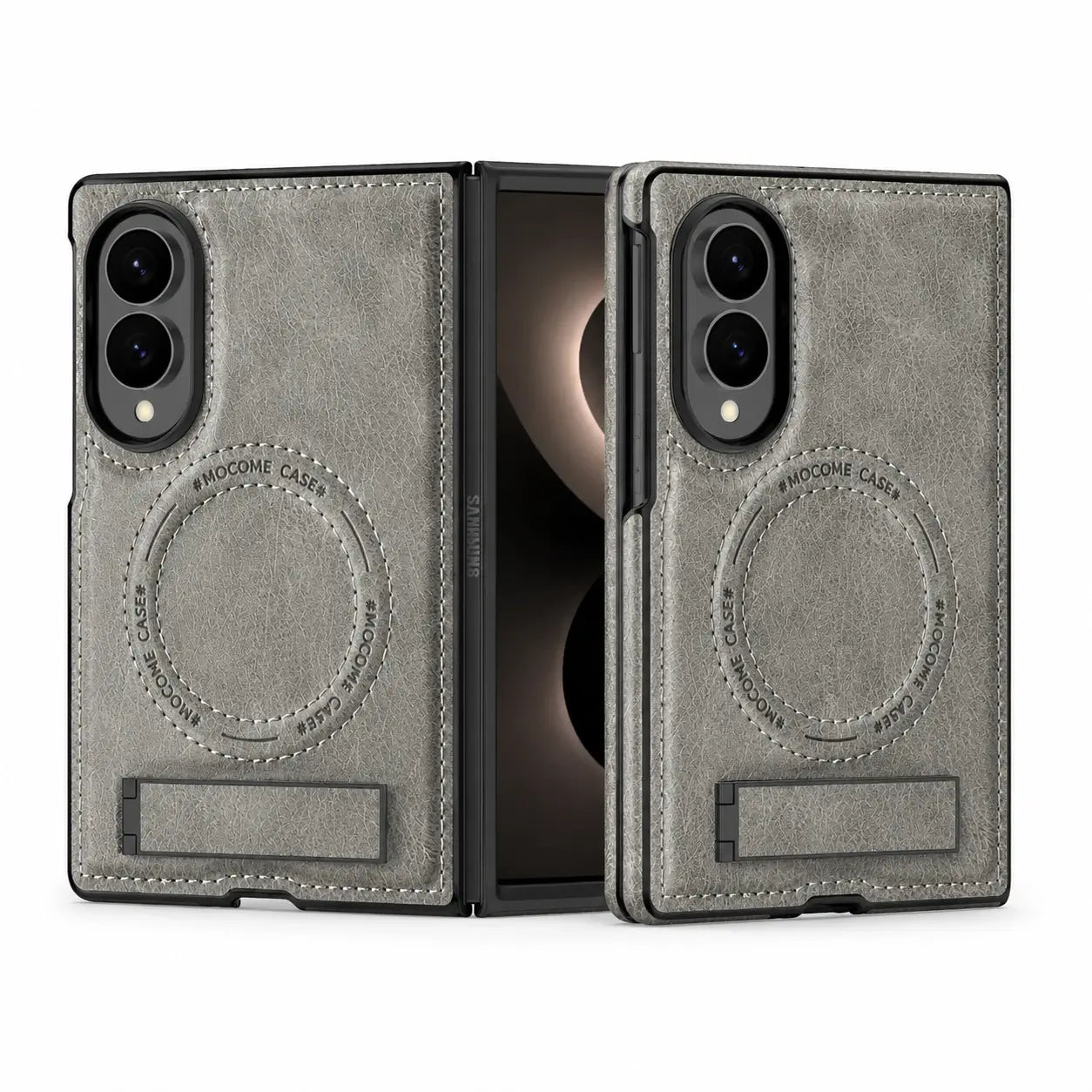 Magsafe Leather Kickstand Case For Galaxy Z Fold 8