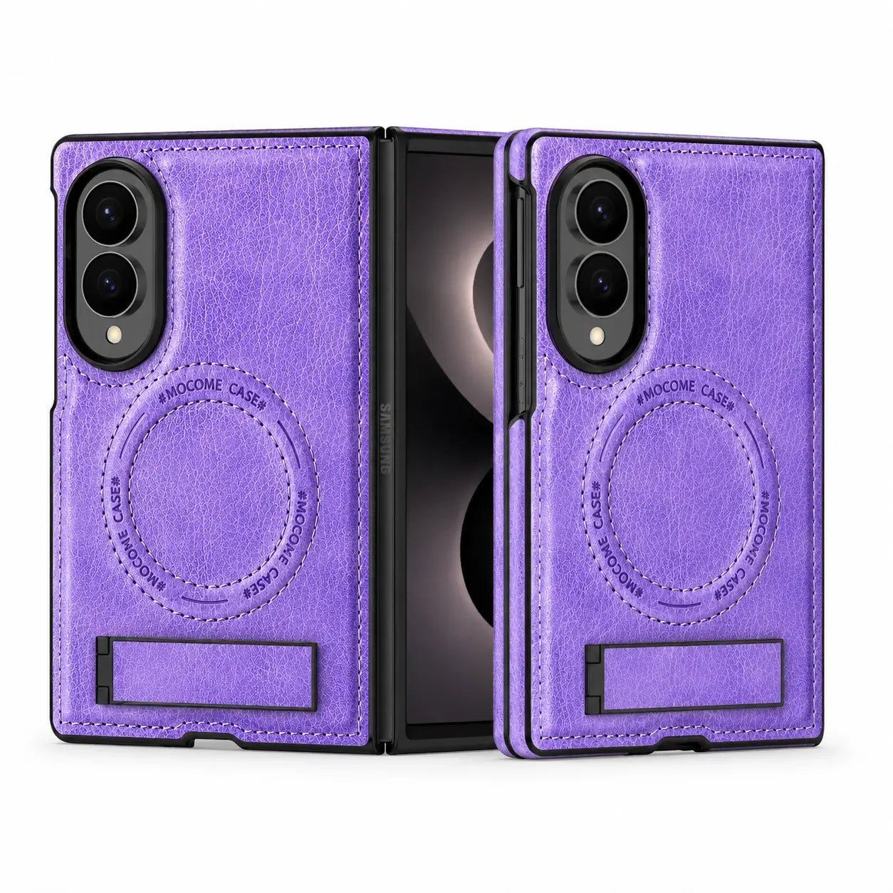 Magsafe Leather Kickstand Case For Galaxy Z Fold 8