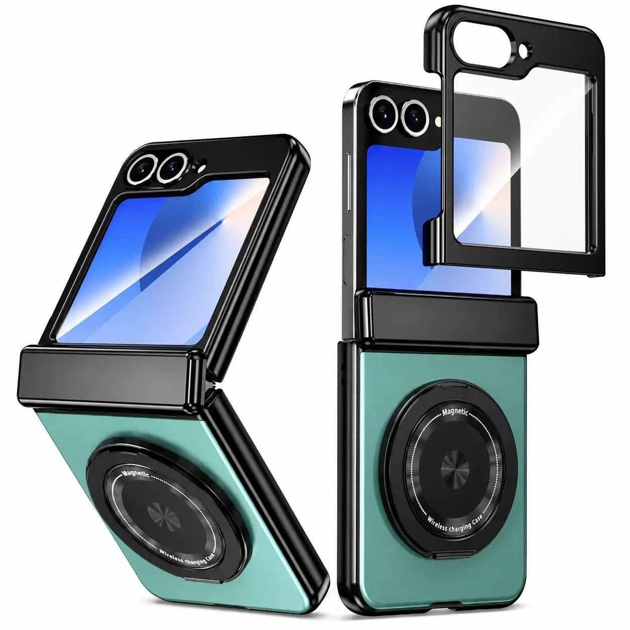 MagSafe Magnetic Ring Armor Case for Samsung Galaxy Z Flip 8