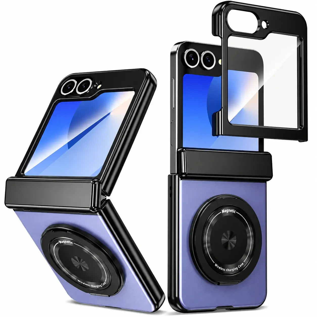 MagSafe Magnetic Ring Armor Case for Samsung Galaxy Z Flip 8