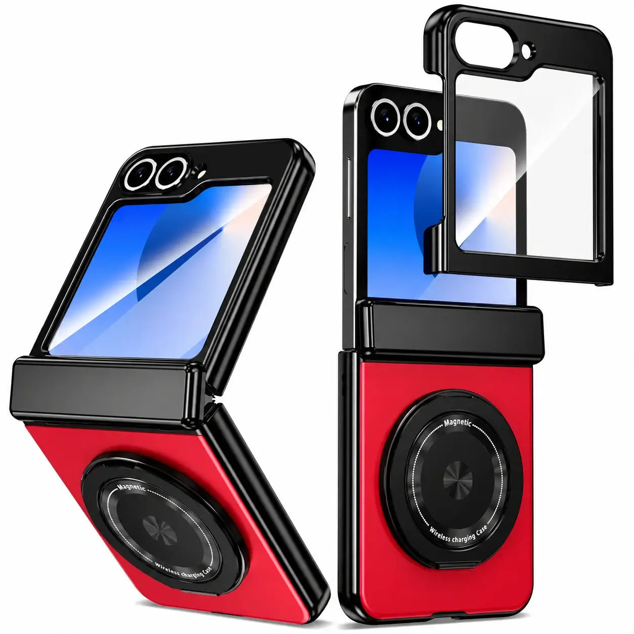 MagSafe Magnetic Ring Armor Case for Samsung Galaxy Z Flip 8