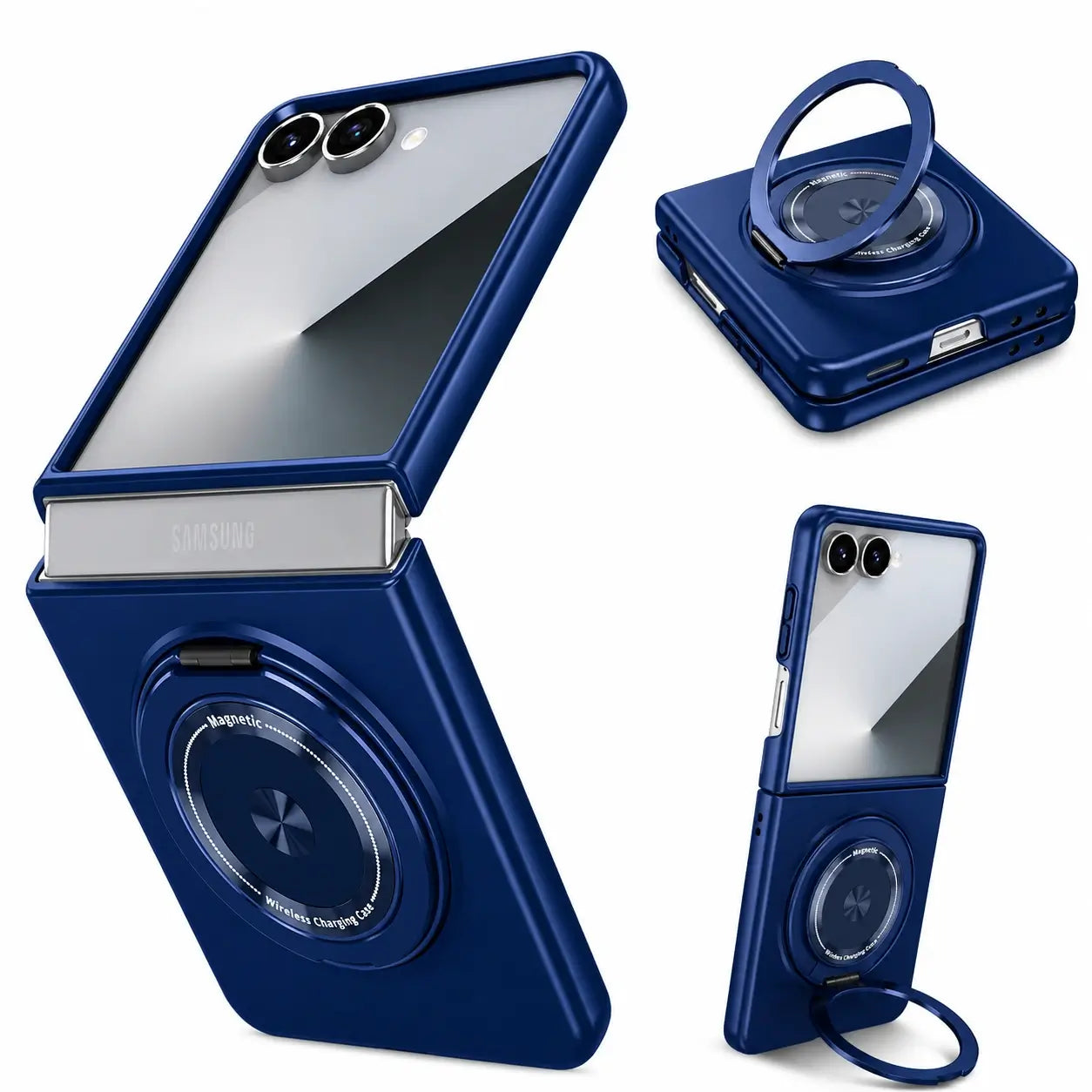 Samsung Galaxy Z Flip 8 MagSafe Magnetic Ring Armor Case