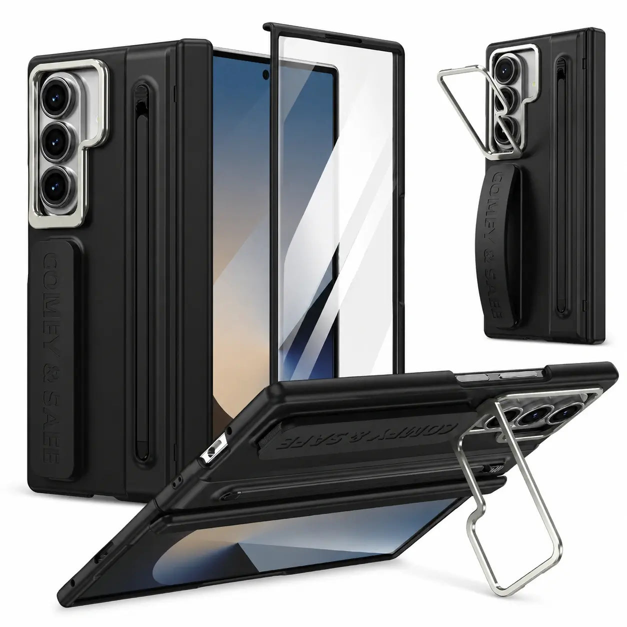 Wristband Multi-Angle Stand Case with S Pen Holder for Samsung Galaxy Z Fold 8