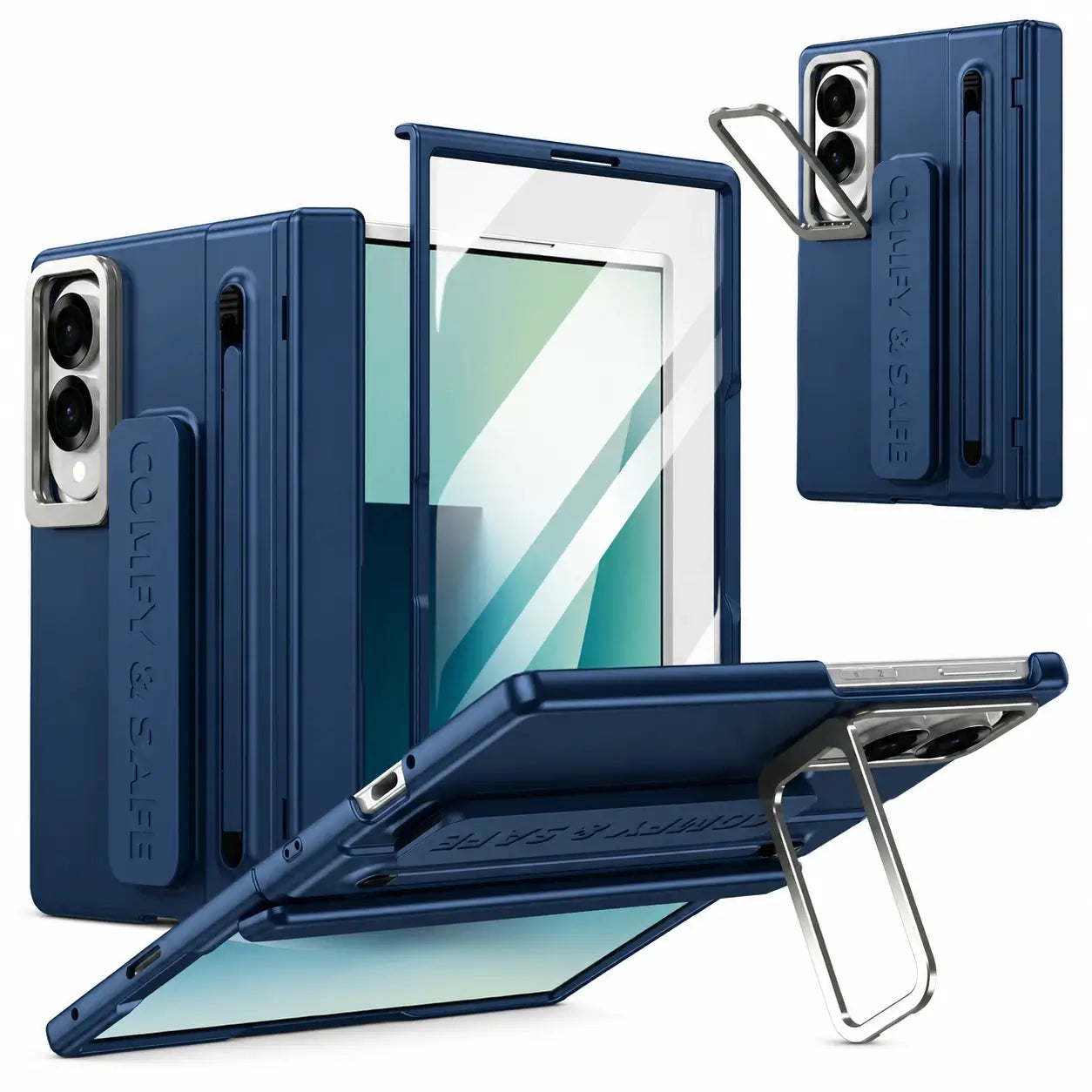 Wristband Multi-Angle Stand Case with S Pen Holder for Samsung Galaxy Z Fold 8