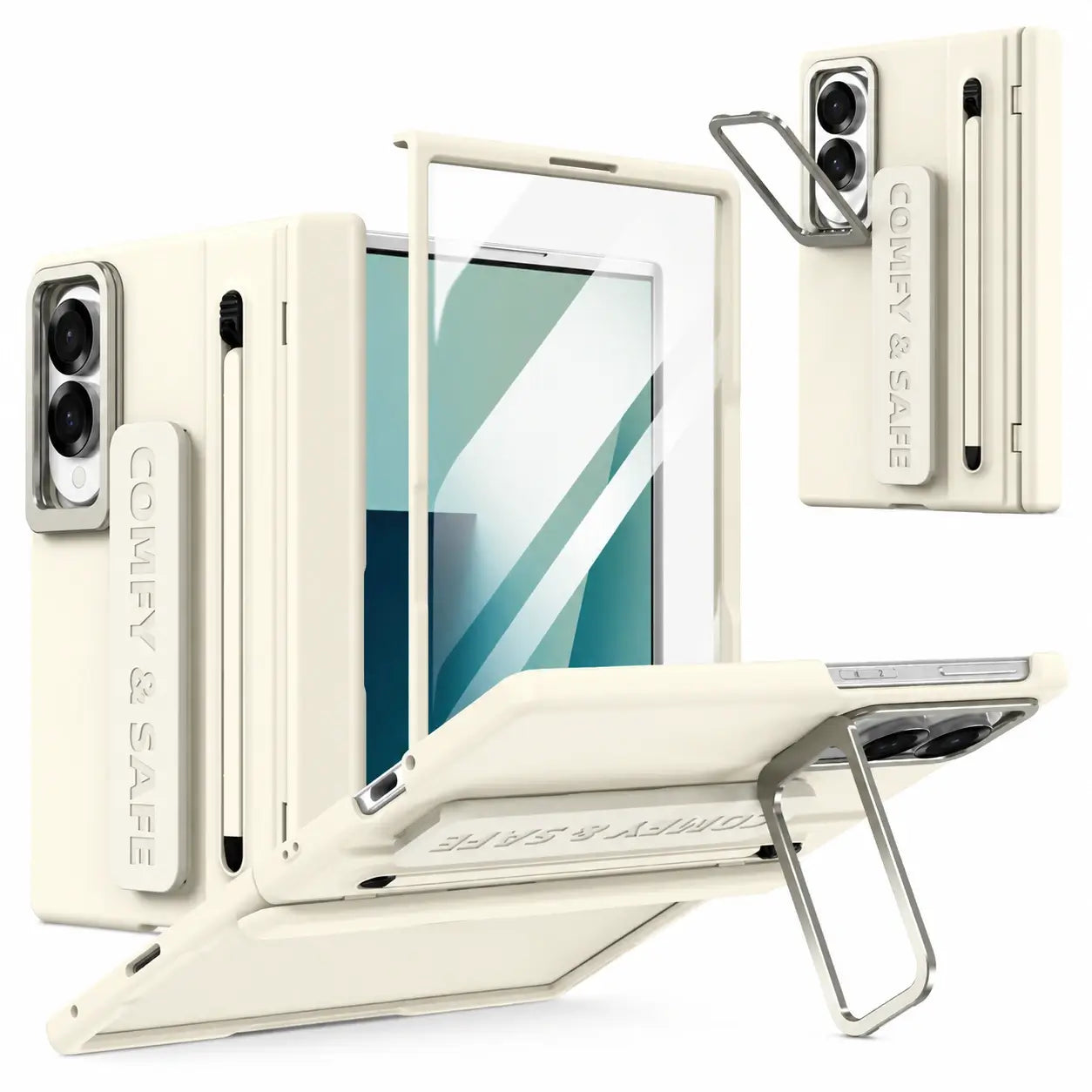 Wristband Multi-Angle Stand Case with S Pen Holder for Samsung Galaxy Z Fold 8