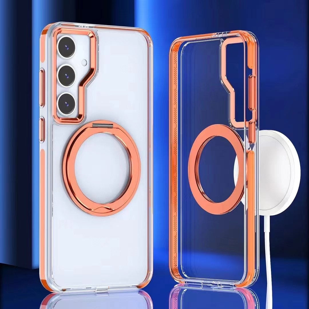 Metal Magsafe Bracket Anti-fall Protective Phone Case For Galaxy S Series