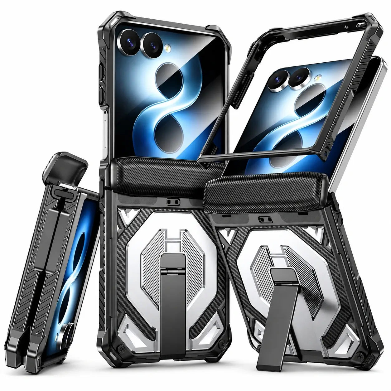 Samsung Galaxy Z Flip 8 Rugged Magsafe Kickstand Case
