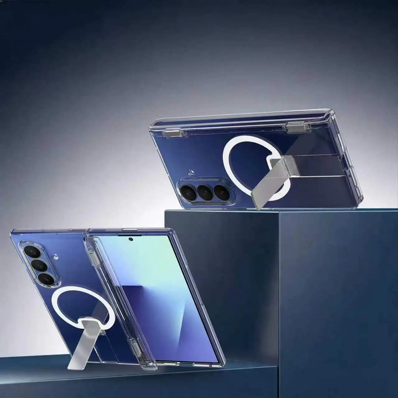 MagSafe Transparent Magnetic Case for Samsung Galaxy Z Fold 8 Ultra