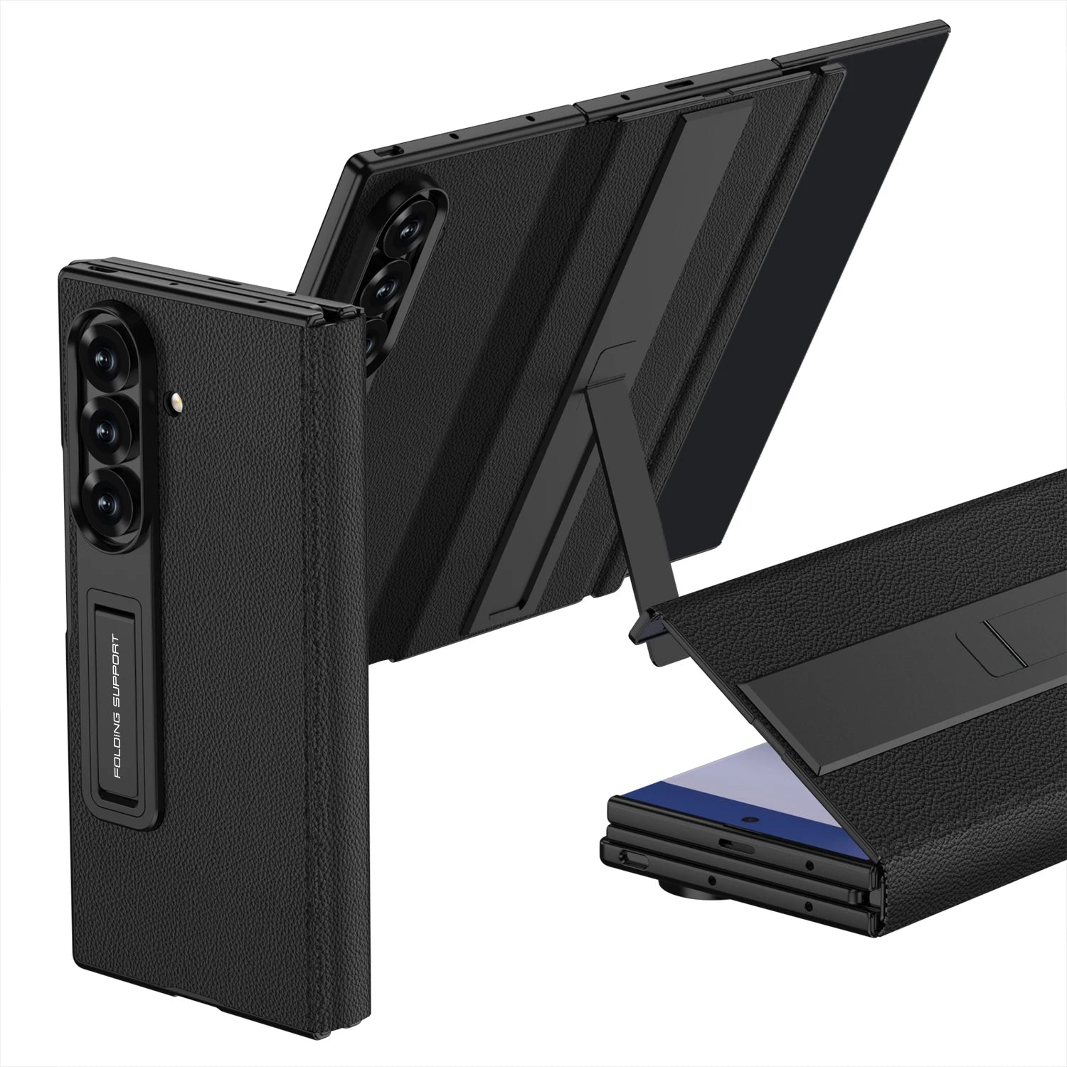 Samsung Galaxy Z TriFold Magnetic Leather Case – Full Cover Design