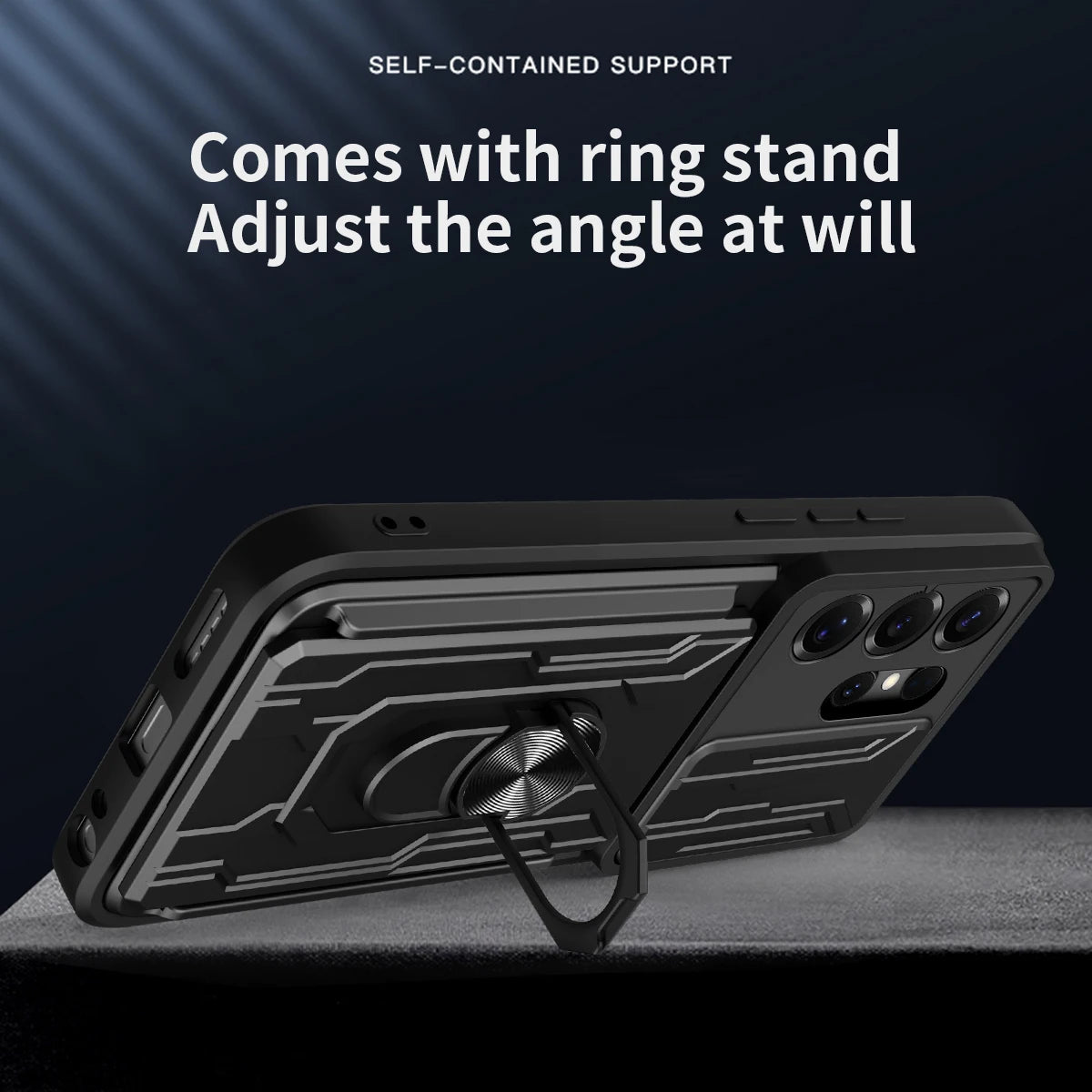 Samsung Galaxy S26 Ultra Card Slot Case – Protective Back Cover - Odin case