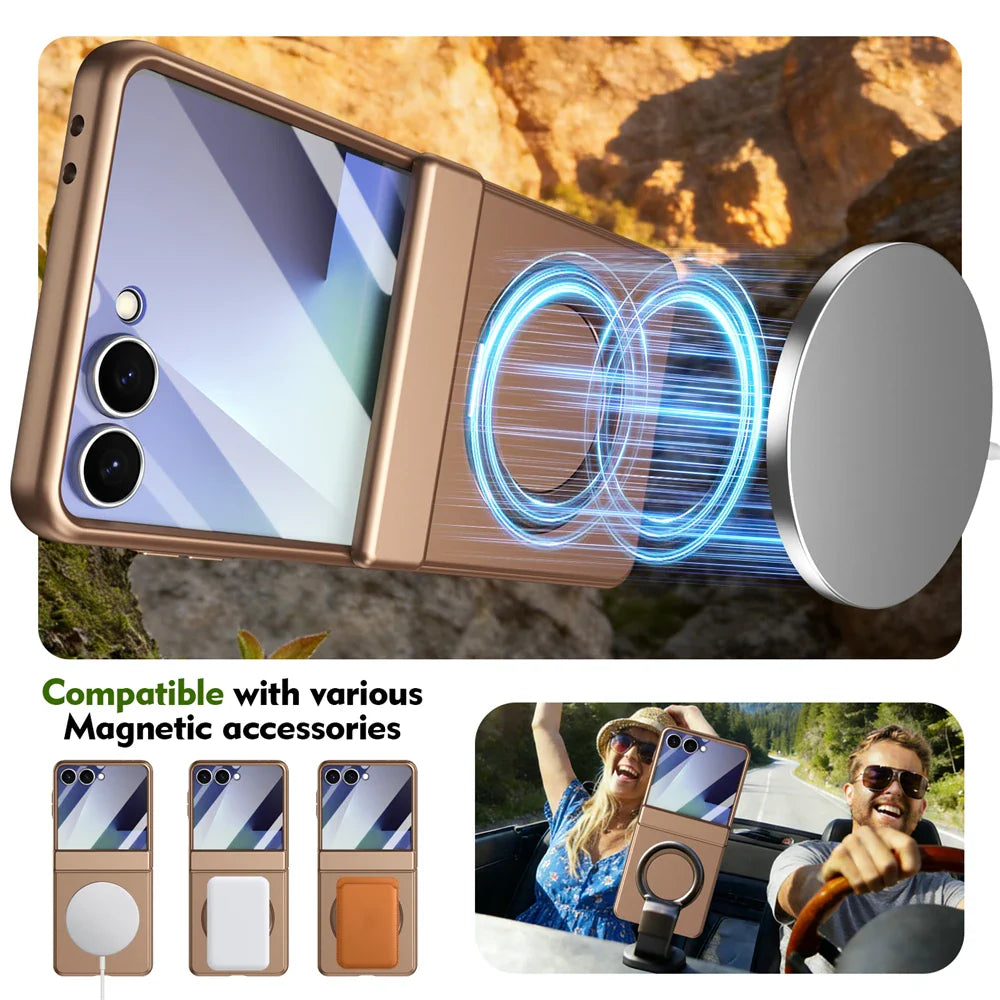 MagSafe Magnetic Armor Case with Screen Protection for Samsung Galaxy Z Flip 8