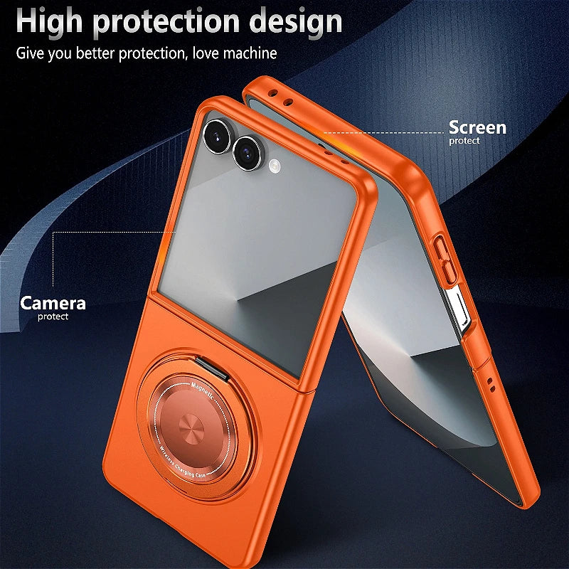 Samsung Galaxy Z Flip 8 MagSafe Magnetic Ring Armor Case