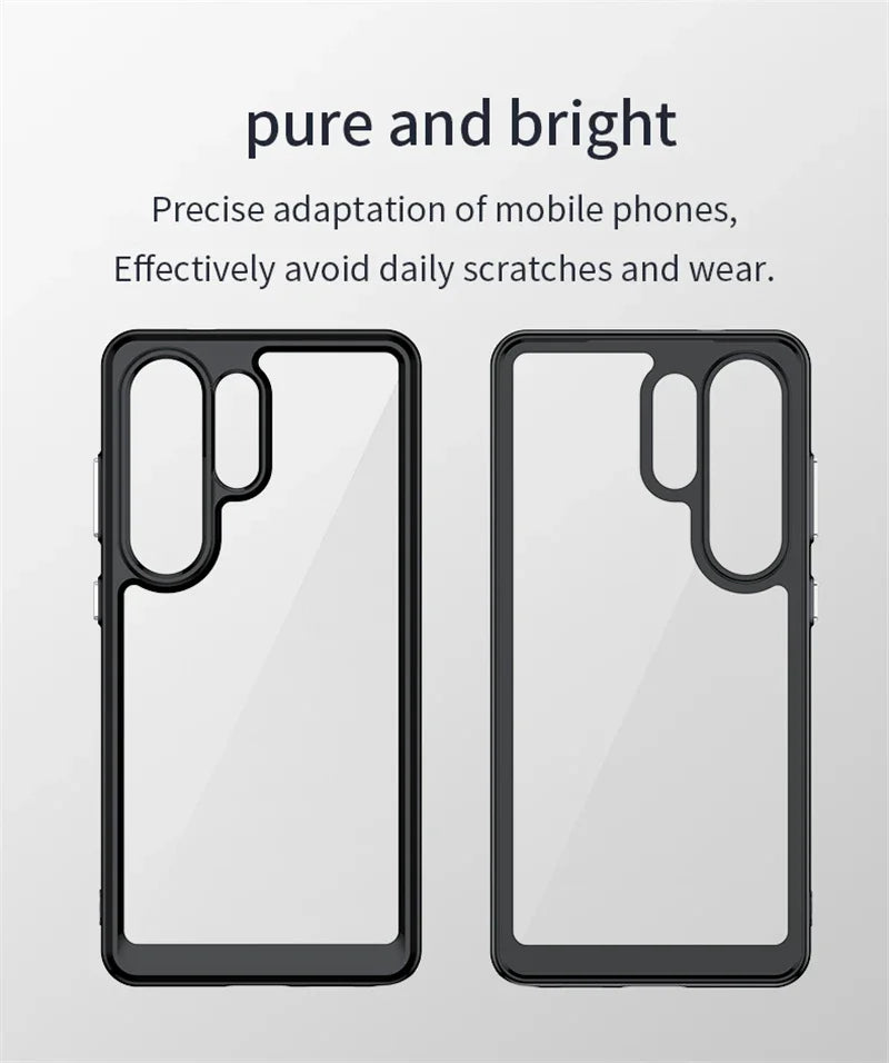 Samsung Galaxy S26 Ultra Luxury Clear Case – Colorful Transparent Back - Odin case