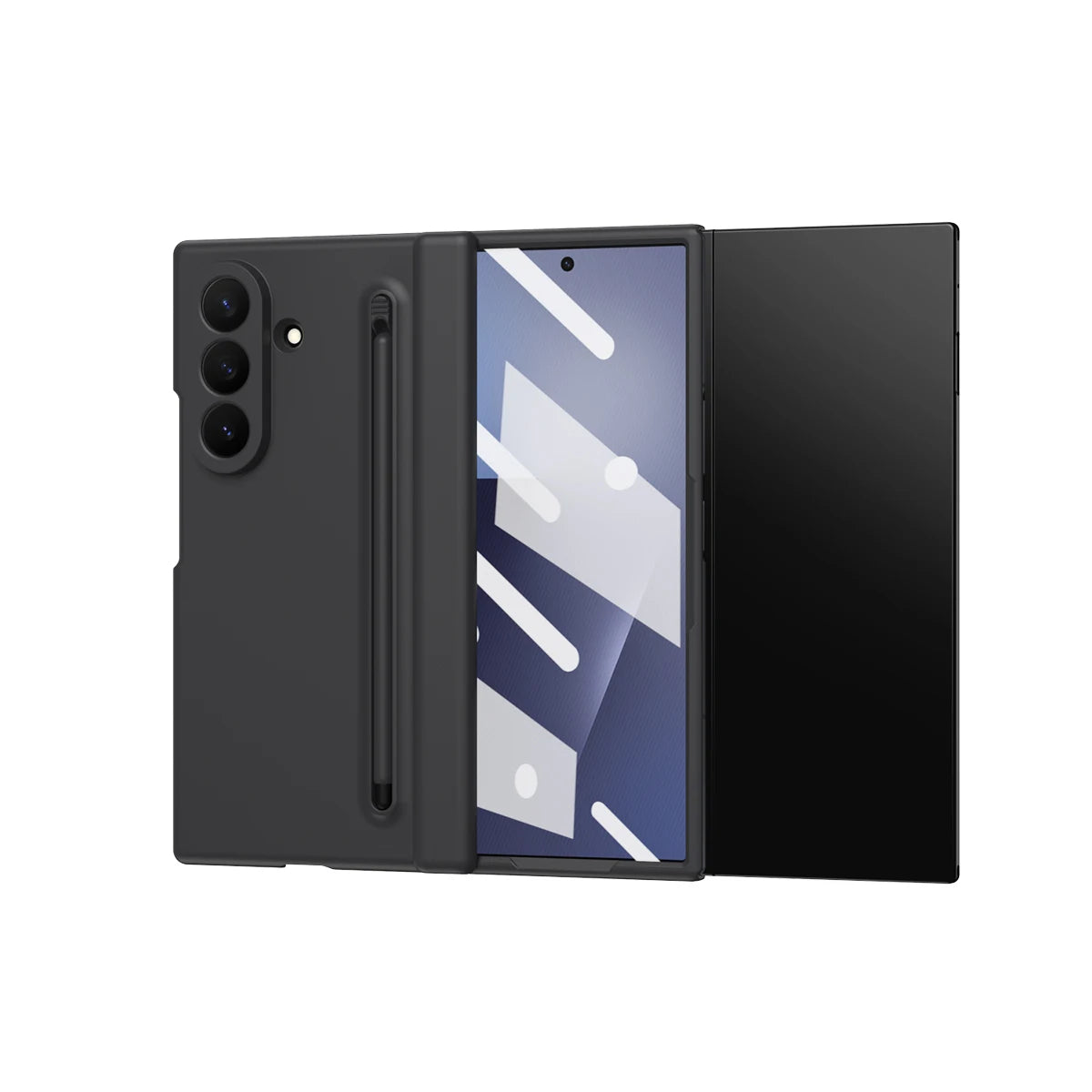 Samsung Galaxy Z TriFold Skin-Feel Case with Stand & Pen Slot