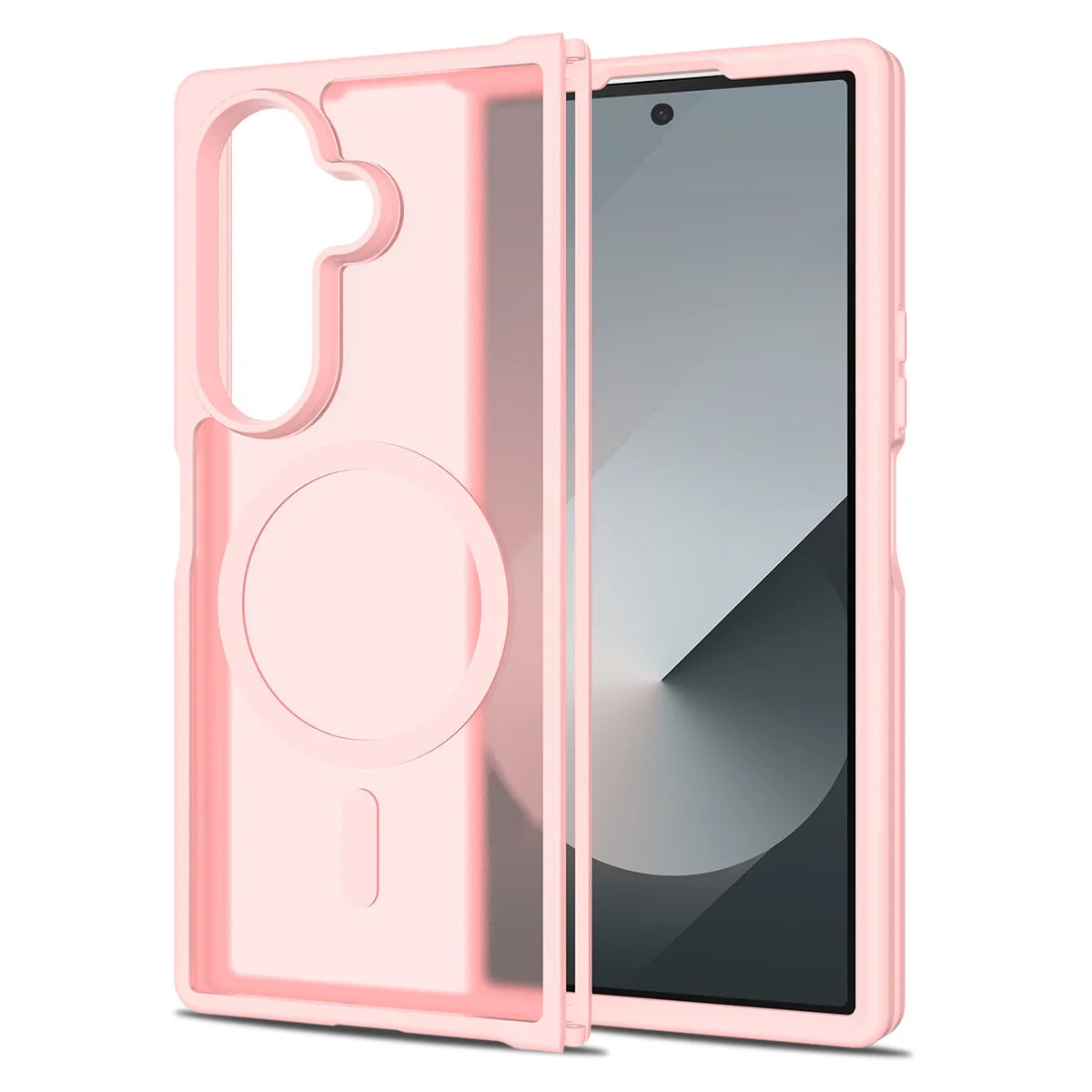 FoldGuard Frost – Magnetic Shield Case with Soft Frame