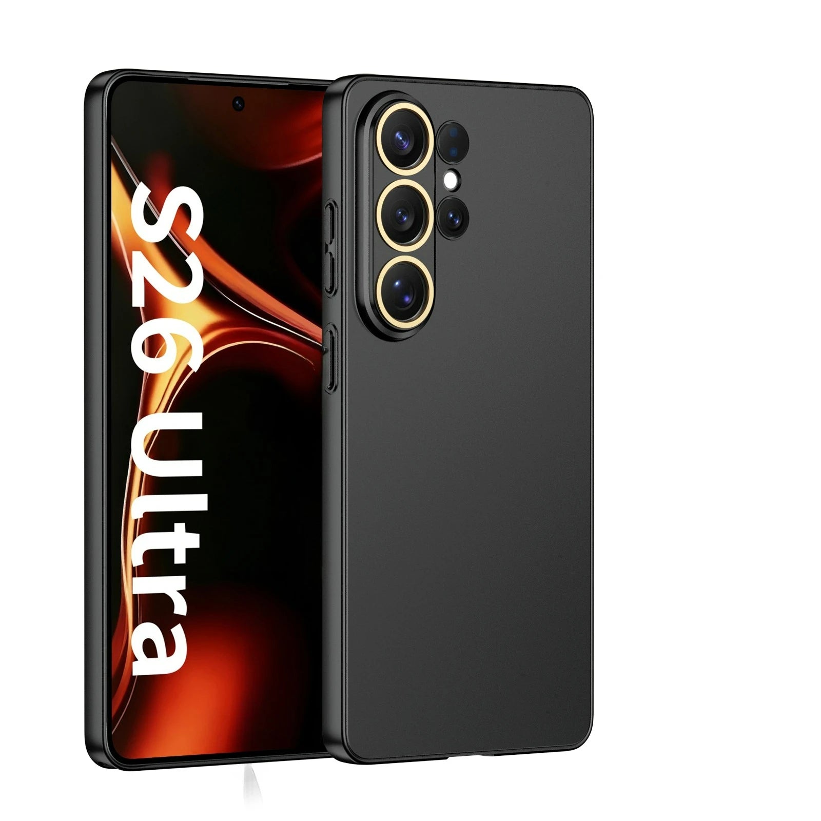 Samsung Galaxy S26 Ultra Soft Matte Silicone Case – Transparent Back Cover - Odin case