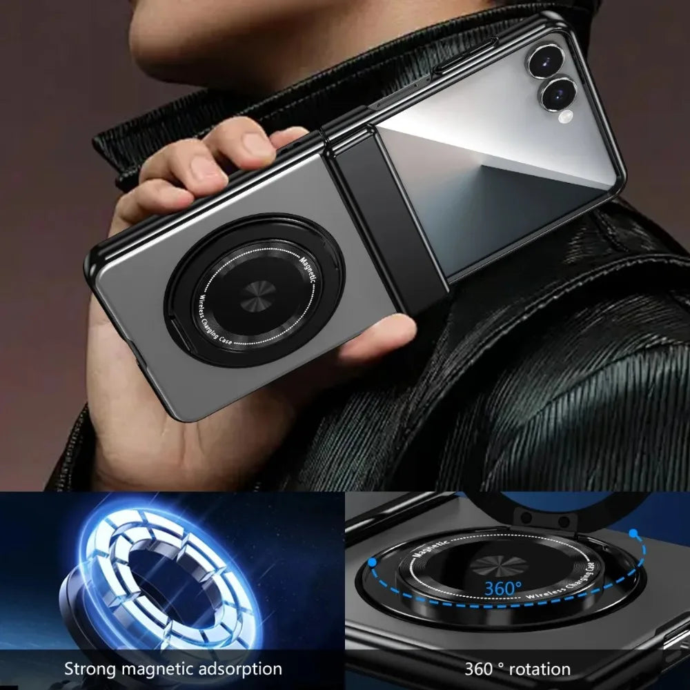 MagSafe Magnetic Ring Armor Case for Samsung Galaxy Z Flip 8