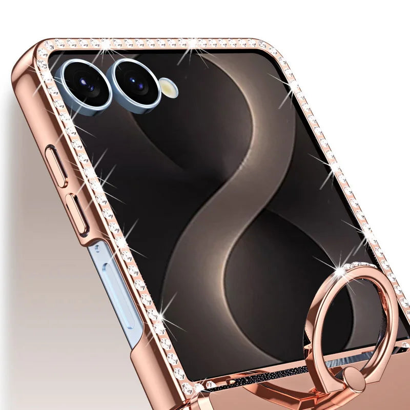Samsung Galaxy Z Flip 8 Luxury Diamond Ring Case