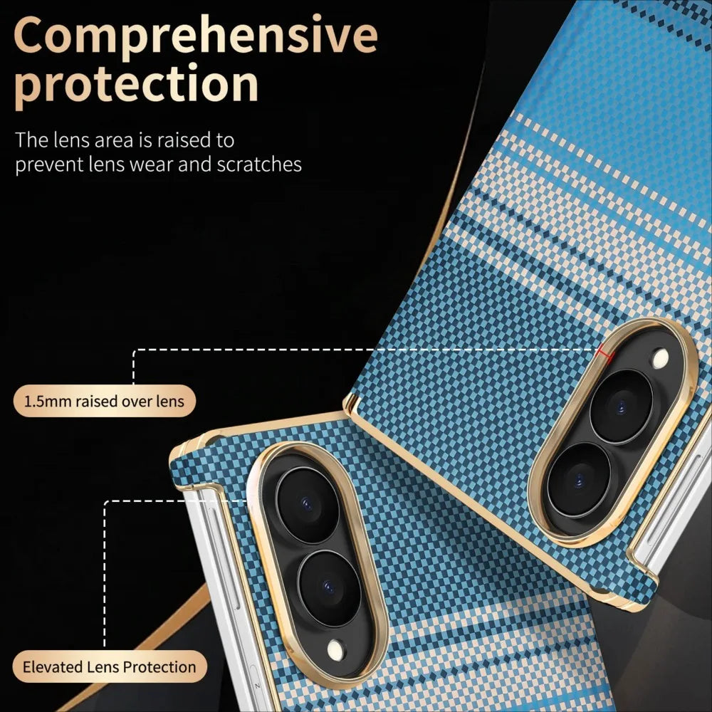 Samsung Galaxy Z Fold 8 Shockproof Carbon Fiber MagSafe Case